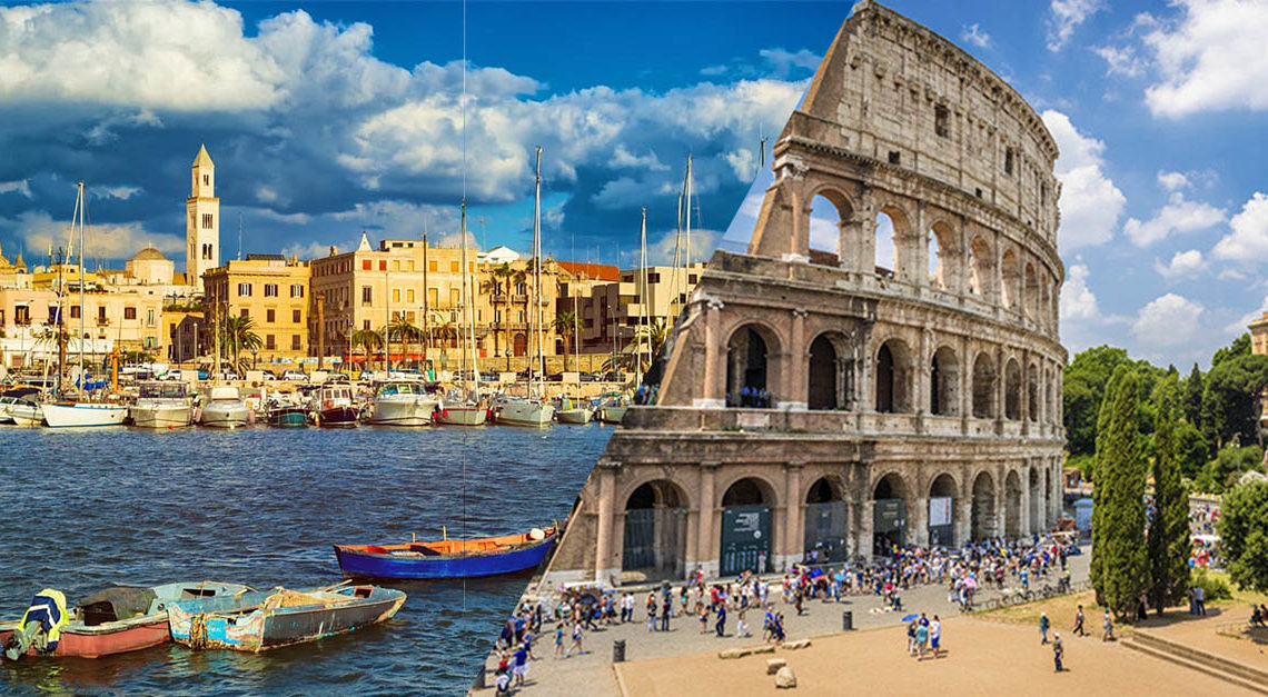 Viaggiare tra Bari e Roma: il miglior modo, nel minor tempo ed al costo minore Viaggiare tra Bari e Roma: il miglior modo, nel minor tempo ed al costo minore